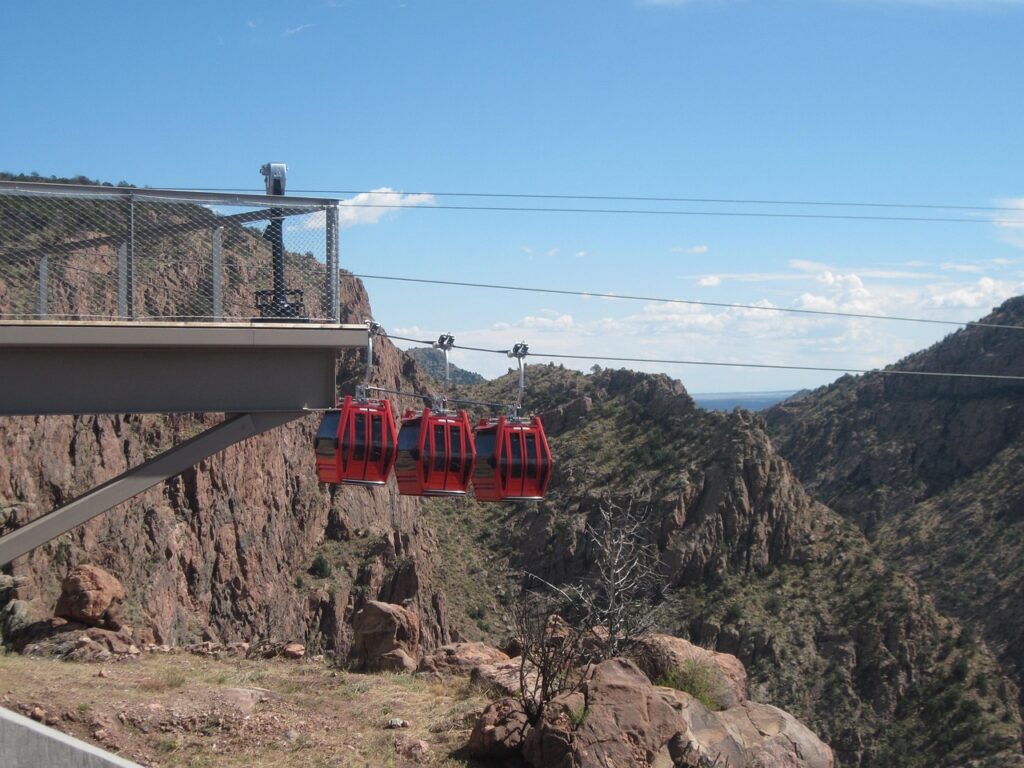 royal gorge bridge park, colorado, landmark, america, usa, travel, park, vacation, tourism, scenic